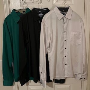 3 Flex button down shirts